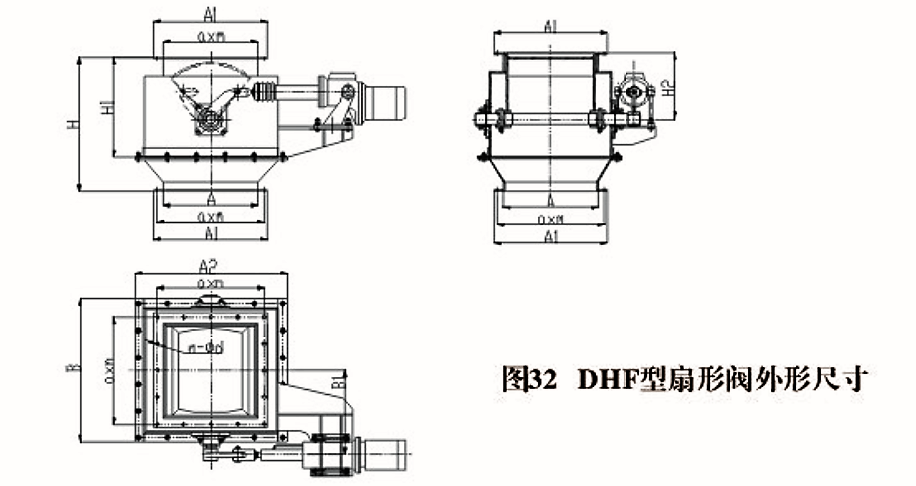 DHF型扇（?。┬伍y門(圖1)